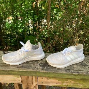 Adidas Swift Run White Shoes (Sz 13 k)